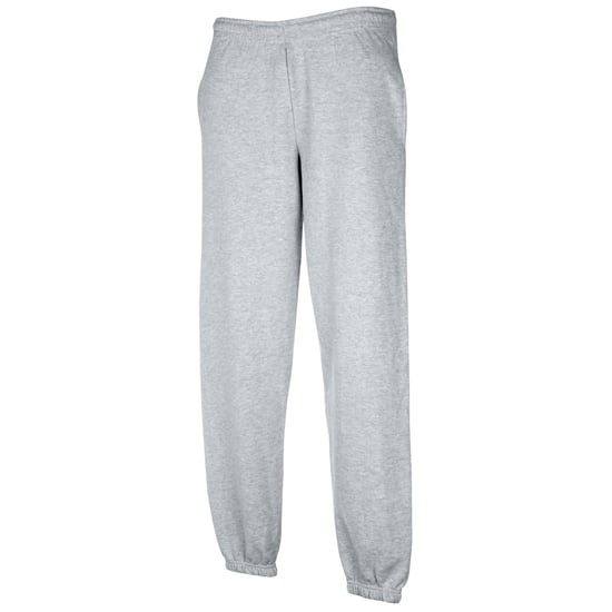 Fruit Of The Loom Mens Premium 70/30 Elasticated Jog Pants / Jogging Bottoms (Heather Grey) - Image 4