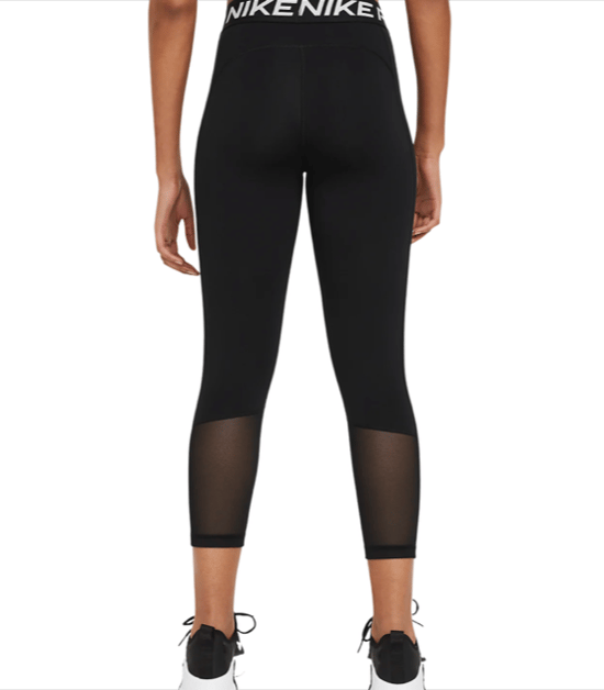 Leggings Cortos de Cintura Alta Nike Pro para Mujer en Negro - Image 3