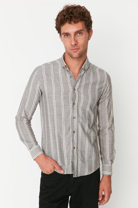 Trendyol Men's Striped Shirt - Image 2