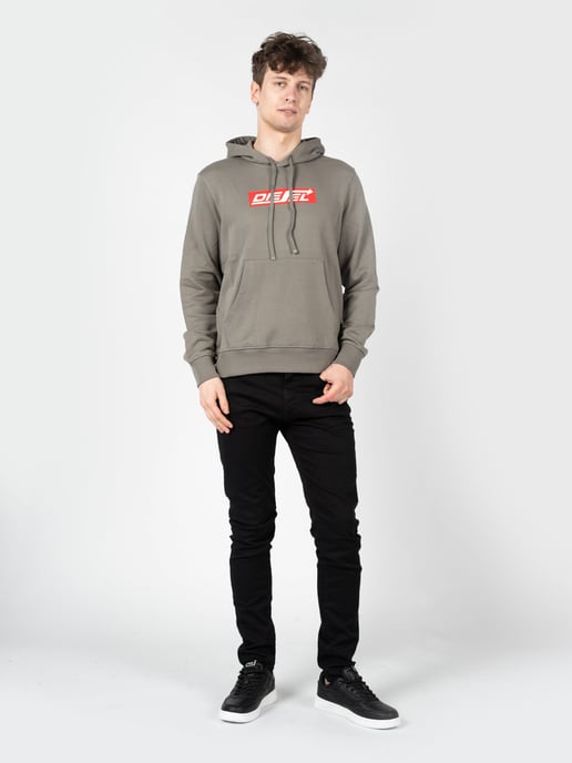 Diesel Sudadera S-Ginn del hombre Gris - Image 2