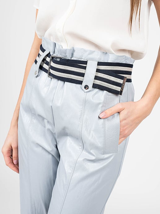 Pinko Pantalón Biella Mujer Azul - Image 5
