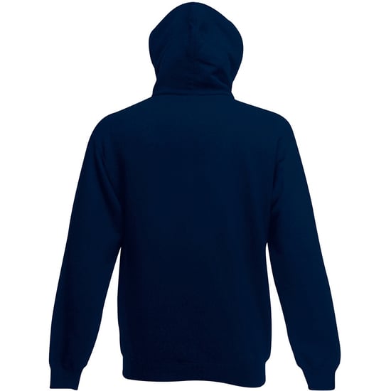 Fruit Of The Loom Mens Hooded Sweatshirt / Hoodie (Deep Navy) - Image 2