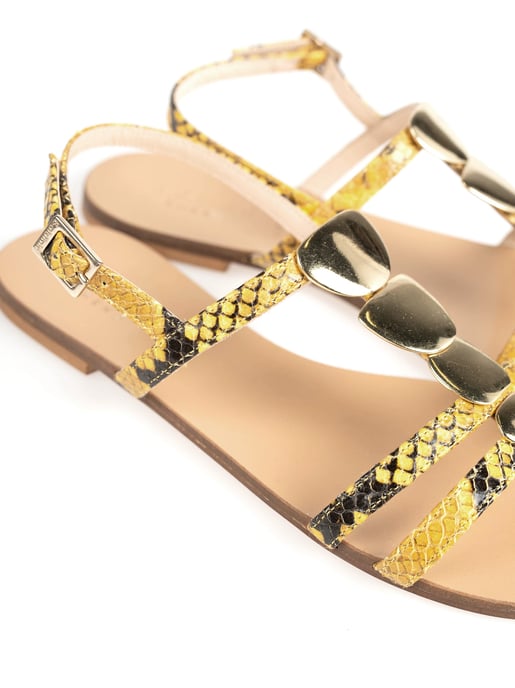 Baldinini Sandalias de mujer amarillo - Image 5