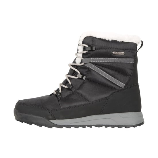 Mountain Warehouse Womens/Ladies Leisure II Snow Boots (Jet Black/White) - Image 3