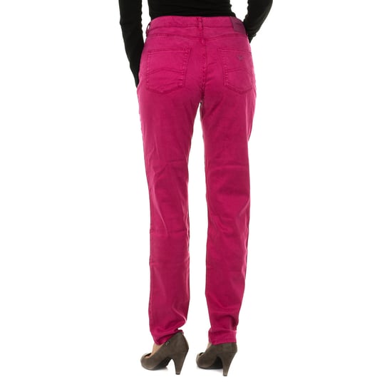 Long stretch fabric pants 6Y5J18-5N22Z woman