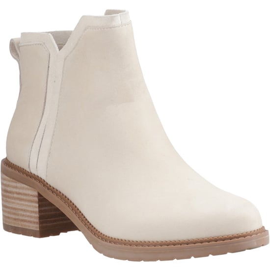 TOMS Hailey Leather Women's Beige Boots - Image 1