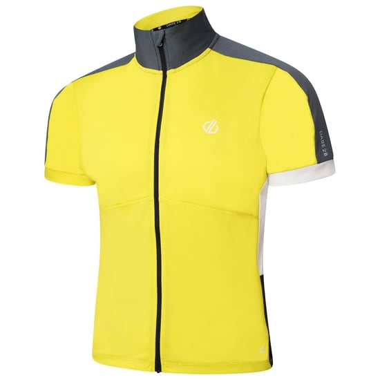 Dare 2B Mens Protraction II Recycled Lightweight Jersey (Neon Spring/Orion Grey)