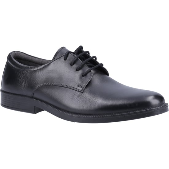 Hush Puppies Neal Leather Men's Black Lace-Up Shoes - Image 1