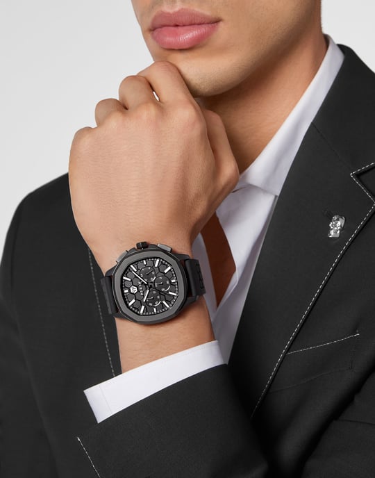 Philipp Plein $keleton $pectre Men's Black Watch PWSAA0823 - Image 3