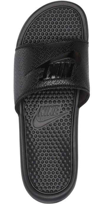 Chanclas Nike Benassi Slip On en negro/negro - Image 6