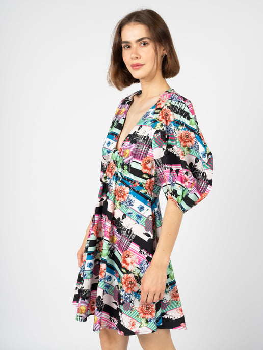 Silvian Heach Dress Woman's Multicolored