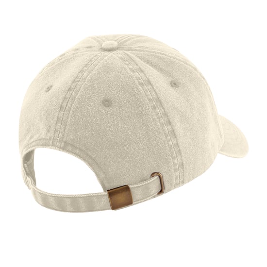 Beechfield Unisex Low Profile Vintage Denim-Look Cap (Vintage Sand)