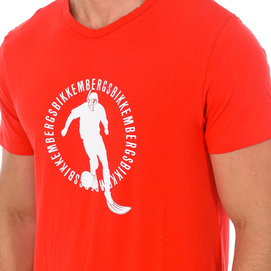 Camiseta de cuello redondo de manga corta PUPINO para hombre BKK1MTS02 - Image 2