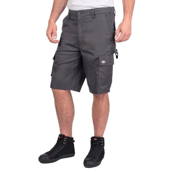 Lee Cooper Mens Classic Cargo Shorts (Grey) - Image 3
