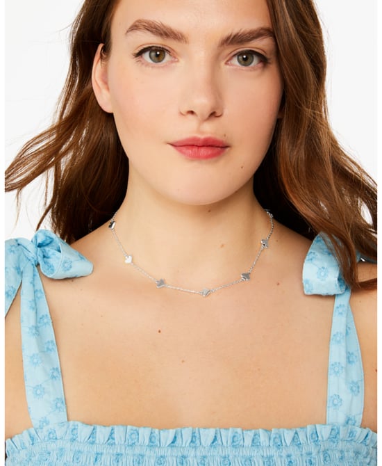 Metal Scatter Necklace