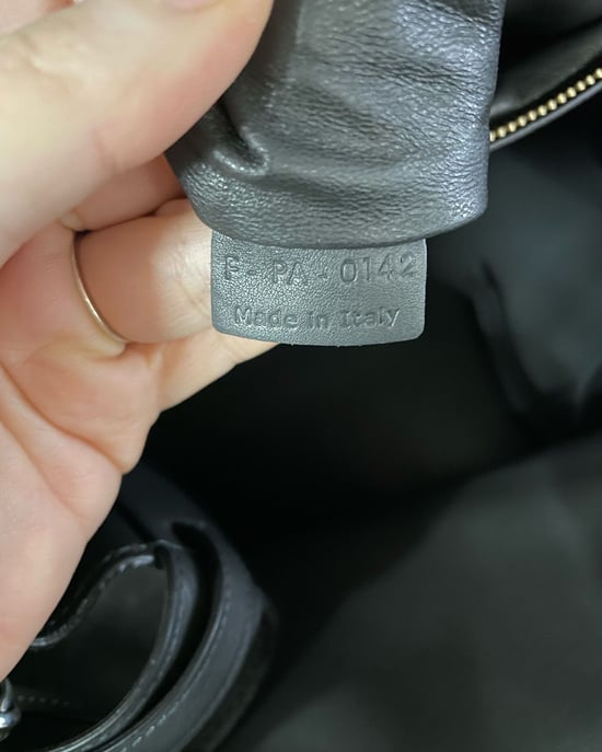 Celine Luggage Phantom Medium Bag in Black Suede - Image 6