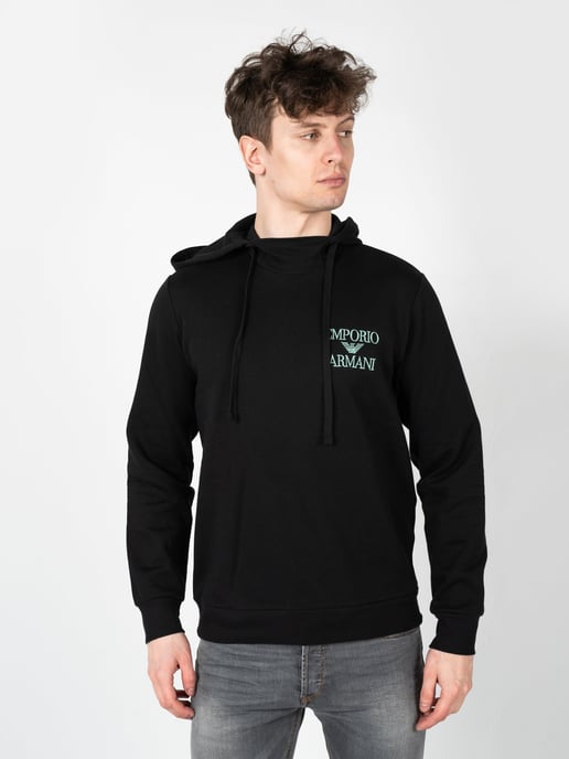 Emporio Armani Sudadera del hombre negro - Image 3