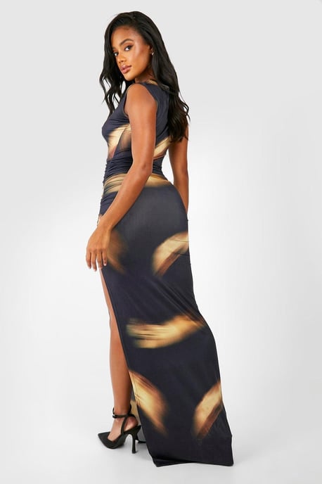 Printed Slinky Maxi Dress - Image 2