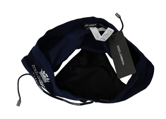Bañador de Hombre Dolce & Gabbana Azul con Logo, Braguitas de Nylon elásticas - Image 3