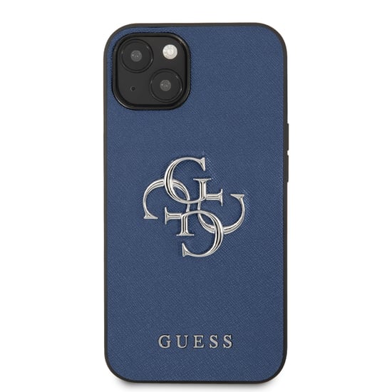 Guess PU Saffiano Big 4G Silver Logo Phone Case