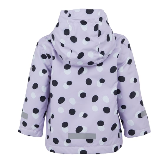Regatta Childrens/Kids Shyla The Leopard Waterproof Jacket (Lilac Frost) - Image 2