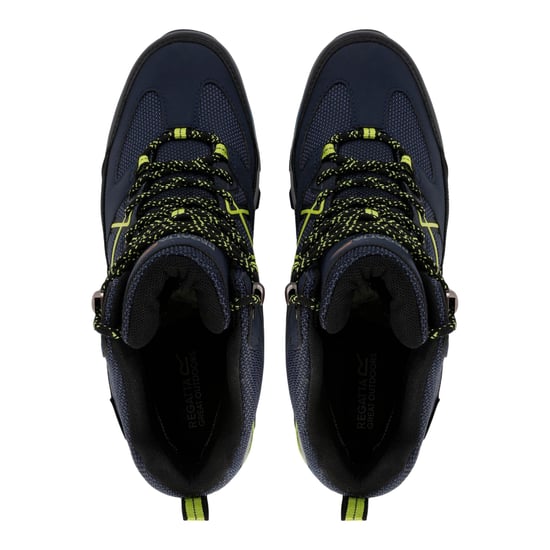 Regatta Mens Samaris III Walking Boots (Navy/Lime Punch) - Image 4