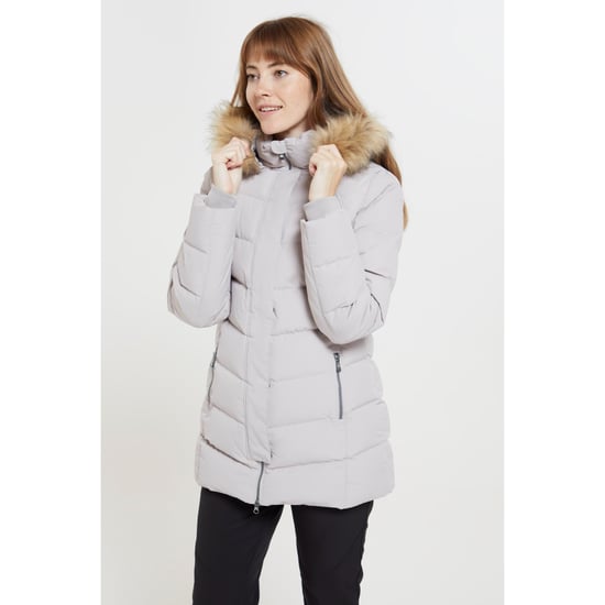 Mountain Warehouse Womens/Ladies Isla II Long Down Jacket (Beige) - Image 1