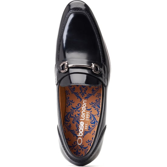 Base London Russo Leather Men's Black Loafers - Image 4