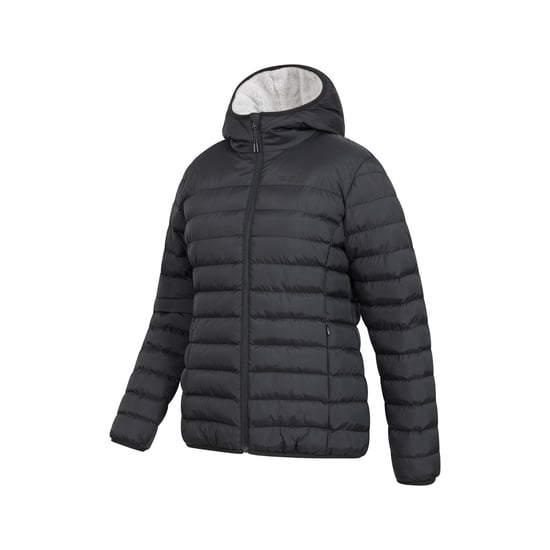 Mountain Warehouse Womens/Ladies Faux Fur Lined Padded Jacket (Black) - Image 3