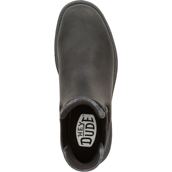 HEYDUDE Branson Classic Polyurethane Men's Black Boots - Image 4