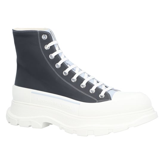 Alexander McQueen Tread Slick Boots 'Navy Grey Blue'