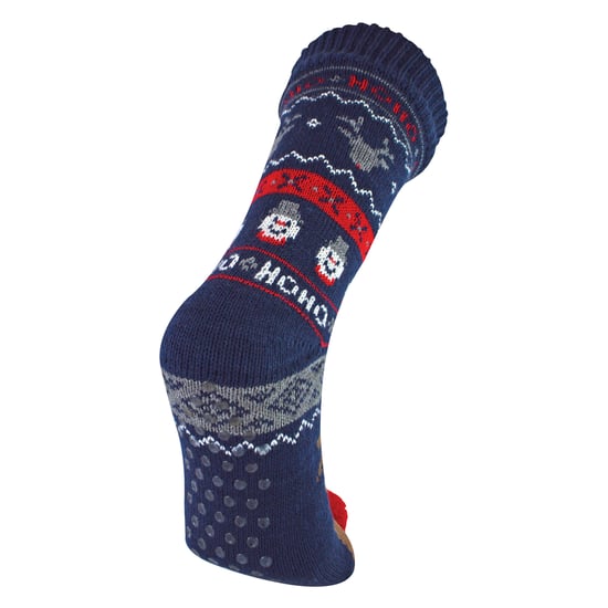 Hombres térmica Rudolph Navidad forro polar zapatilla de invierno Calcetines - Image 3
