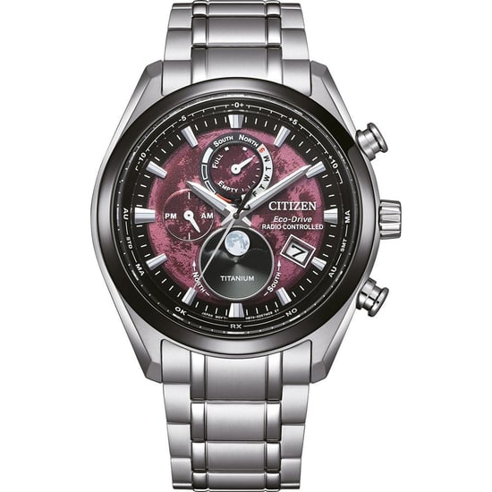 Citizen Tsuki-yomi Men's Silver Watch BY1018-80X - Image 1