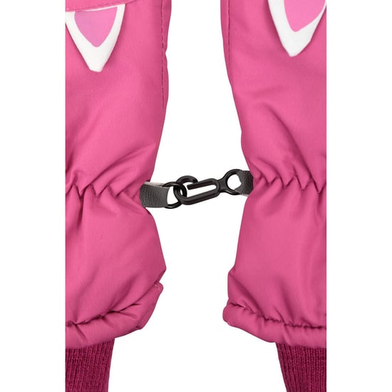 Mountain Warehouse Childrens/Kids Unicorn Ski Mittens (Pink) - Image 3