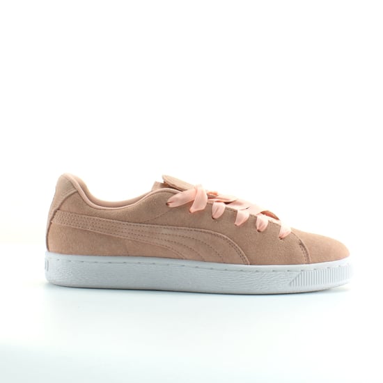 Puma Suede Crush Peach Leather Zapatillas de deporte con cordones para mujer 369251 02 - Image 1