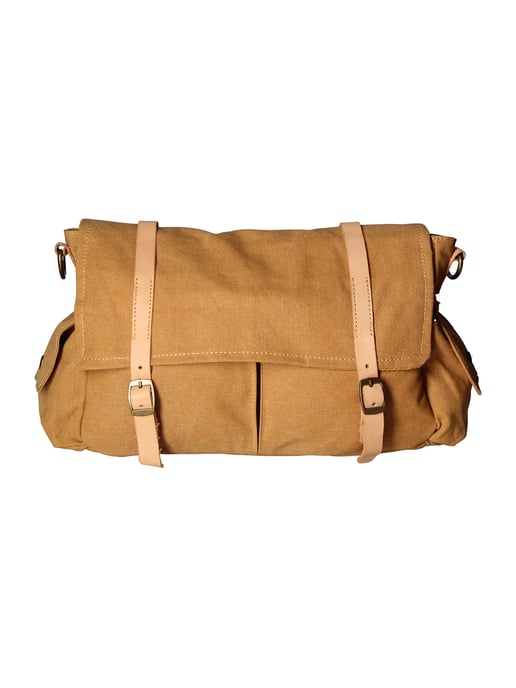 Gave Lux Bolsa de hombro unisexo COGNAC - Image 1