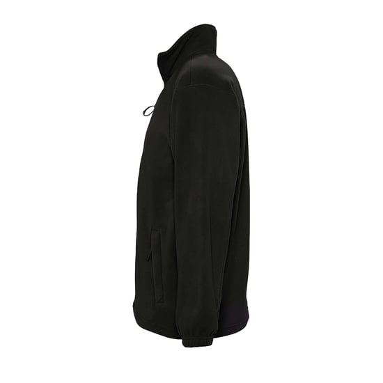 SOLS Mens North Full Zip Outdoor Fleece Jacket (Black) - Image 3