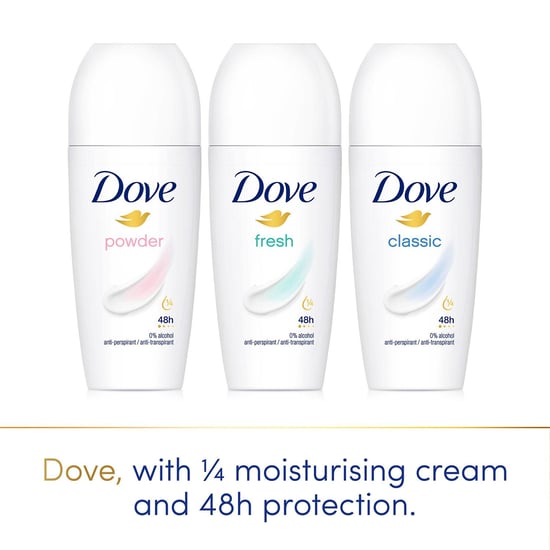 Dove Fresh Roll On AntiPerspirant up to 48H of Sweat & Odour Protection, 3x50ml