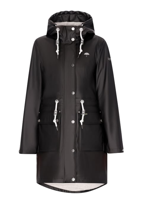 Schmuddelwedda raincoat women black - Image 1