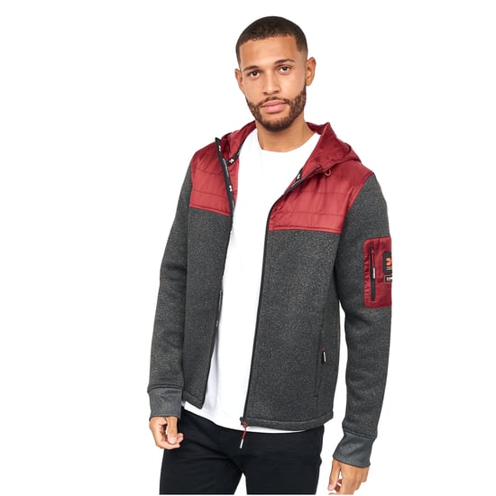 Crosshatch Mens Tradmax Jacket (Wine) - Image 4