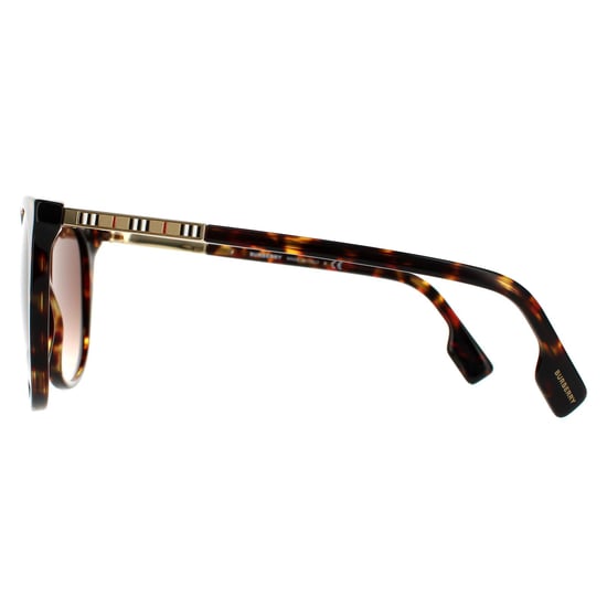 Gafas de sol de mujer Burberry Cat Eye Gradiente Marrón Oscuro Havana - Image 3