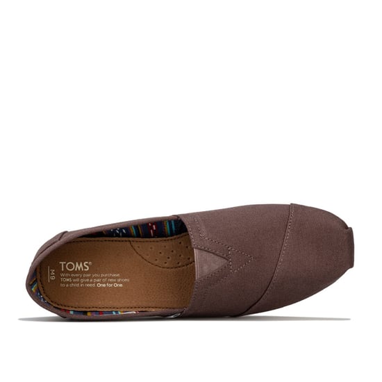 Men's Toms Classics Canvas Pumps in Grey - Image 5