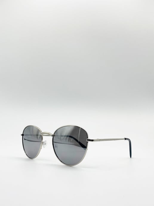 Round Metal Frame Sunglasses