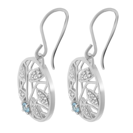 Orphelia 'Oceane' Women's 925 Sterling Silver Drop Earrings - Silver ZO-7090 - Image 3