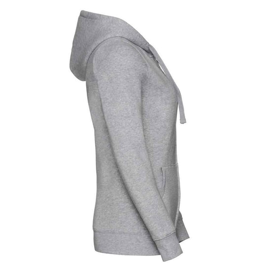 Russell Womens/Ladies Authentic Full Zip Hoodie (Light Oxford Grey) - Image 3