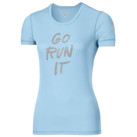 Asics Go Run It Womens Light Blue Camiseta - Image 1