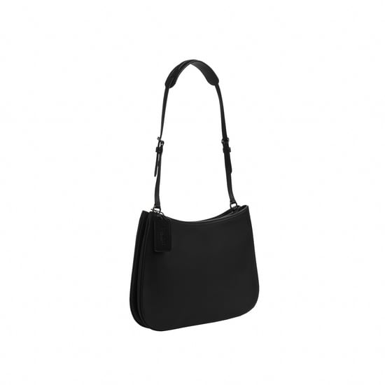 Smooth Leather Penelope Shoulder Bag with Tonal Hardware