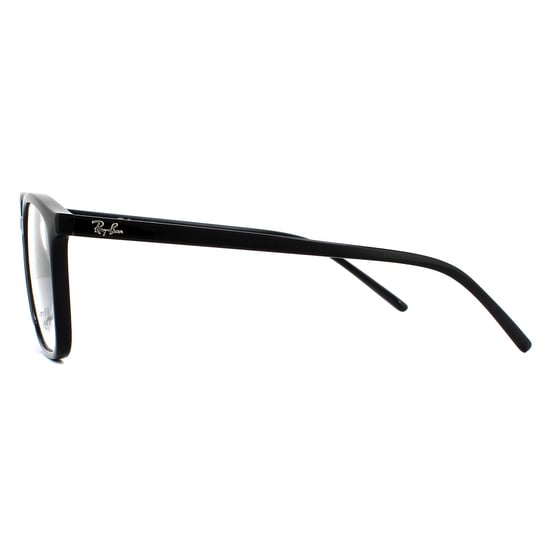 Montura de Gafas Ray-Ban Cuadrada Negra Unisex para Mujeres - Image 3