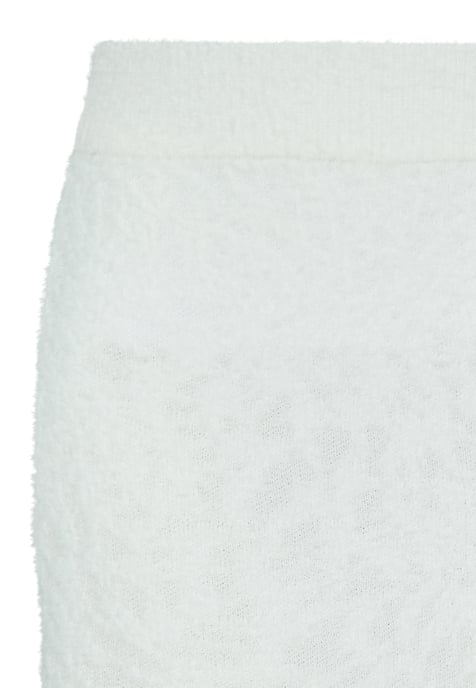 Mymo Knitted skirt women white - Image 3
