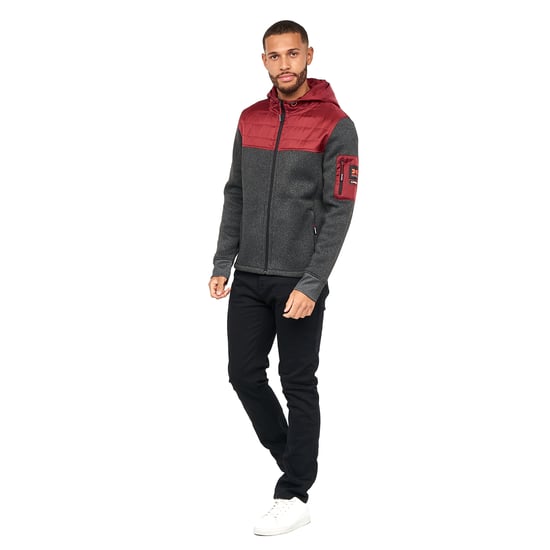 Crosshatch Mens Tradmax Jacket (Wine) - Image 6